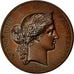 Francja, Medal, Ministère de l'Agriculture et de Commerce, Marianne, 1874