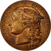 France, Medal, Ministère de l'Agriculture, 1880, Ponscarme, MS(60-62), Bronze