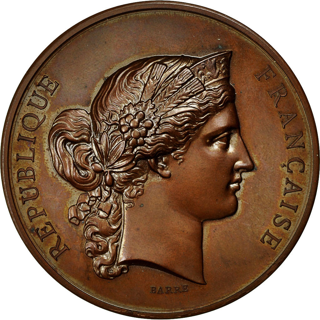 Francja, Medal, Ministère de l'Agriculture et de Commerce, Marianne, 1874