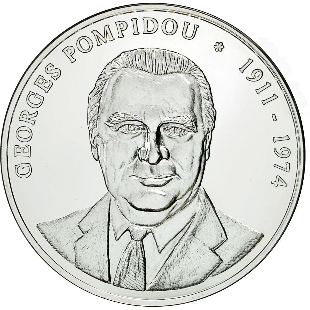 Francja, Medal, Les Présidents de la République, Georges Pompidou, MS(64)