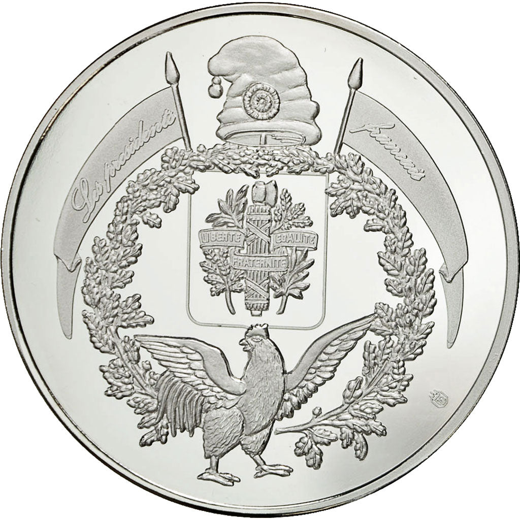 Francja, Medal, Les Présidents de la République, Jacques Chirac, MS(64)