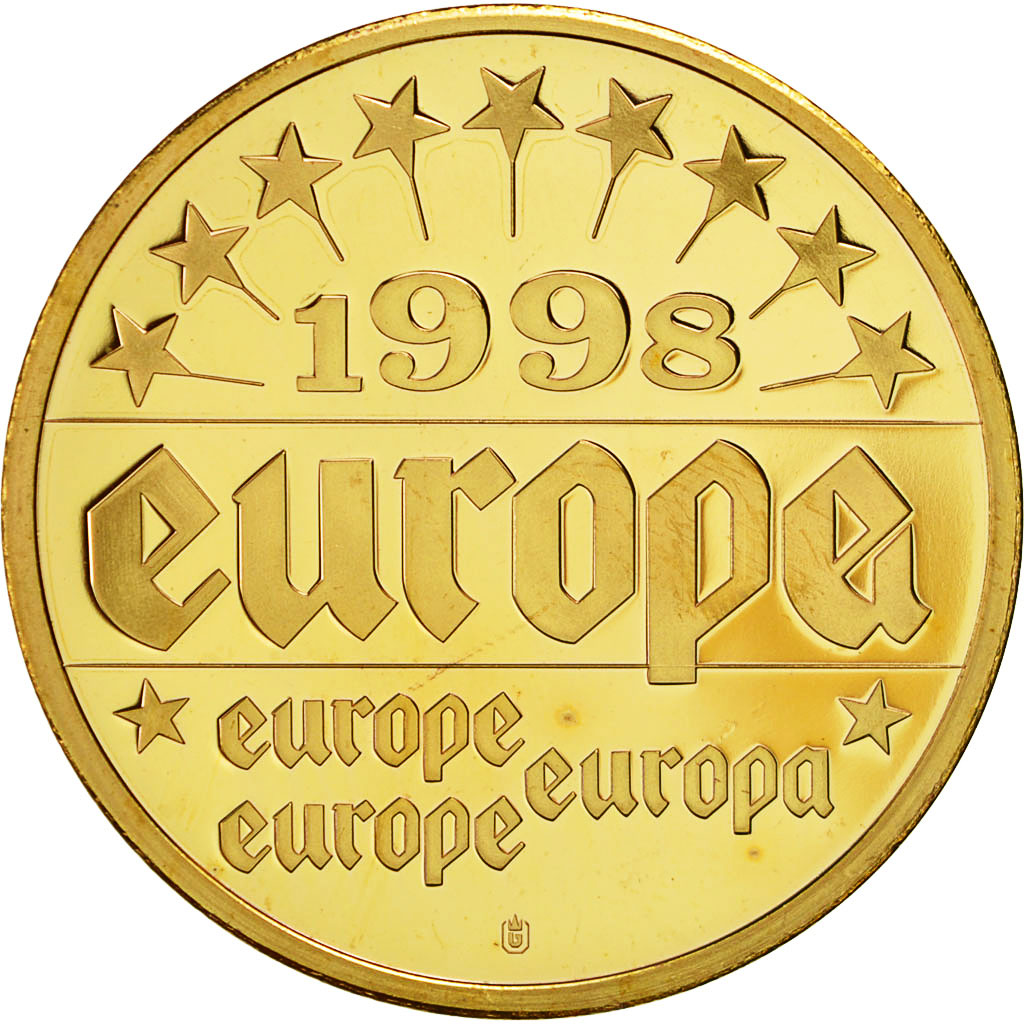 Francja, Medal, Europa 1998, Wim Kok, Nerderland, MS(64), Stop miedzi