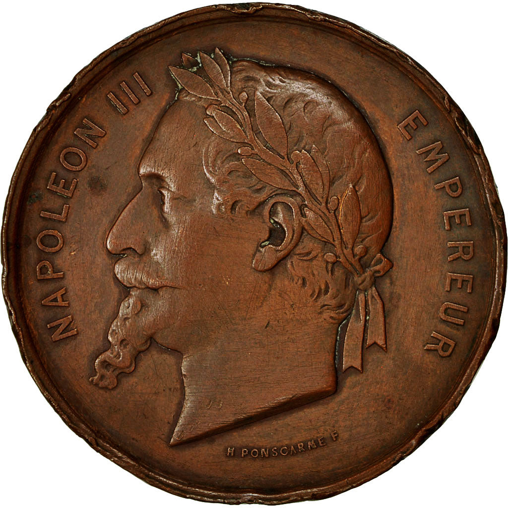 France, Medal, Exposition universelle de Paris, 1867, Ponscarme, TB+, Bronze