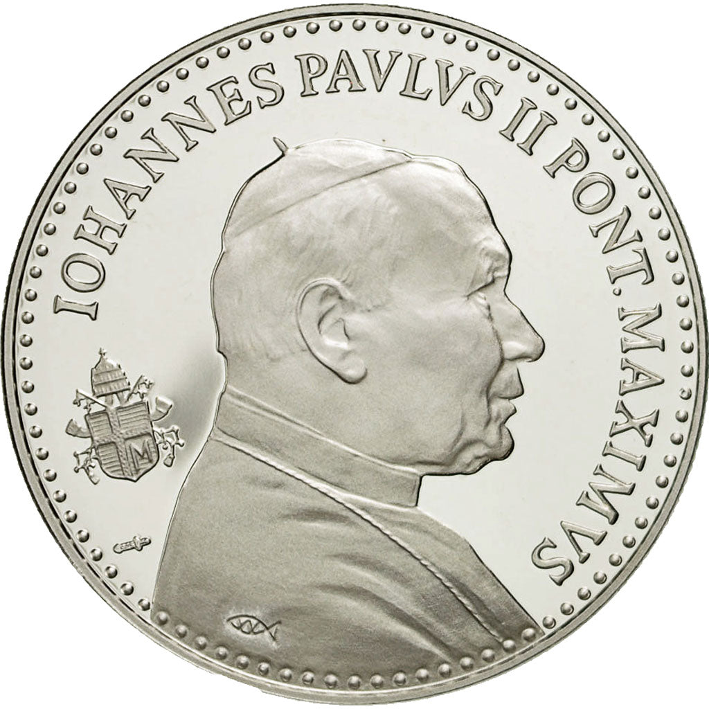 Francia, Medal, Iohannes Paulus II, Monnaie de Paris, SC+, Plata