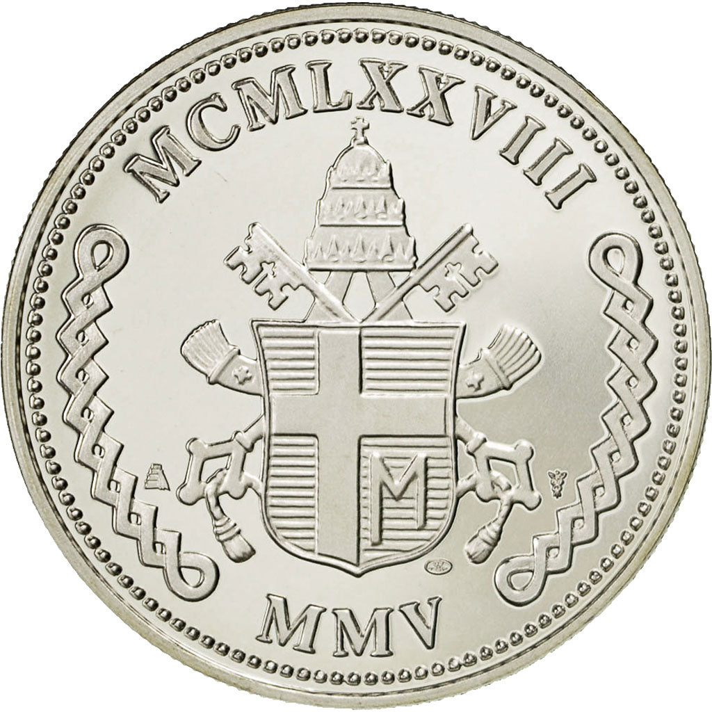 Francia, Medal, Iohannes Paulus II, Monnaie de Paris, SC+, Plata