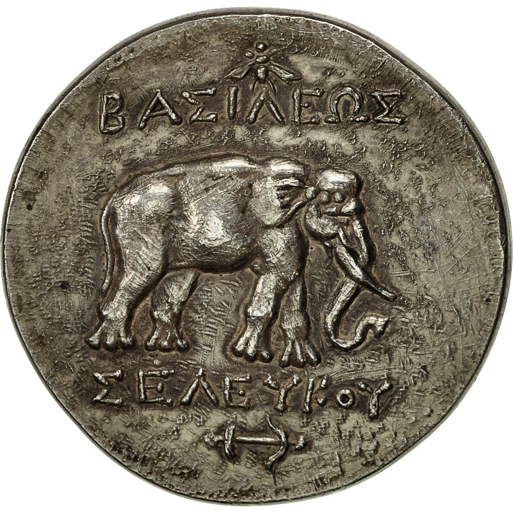 France, Medal, Reproduction Tétradrachme Aux Types Séleucides, MS(63), Silver