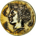 France, Medal, Reproduction Tétradrachme d'Evainète, SPL, Vermeil