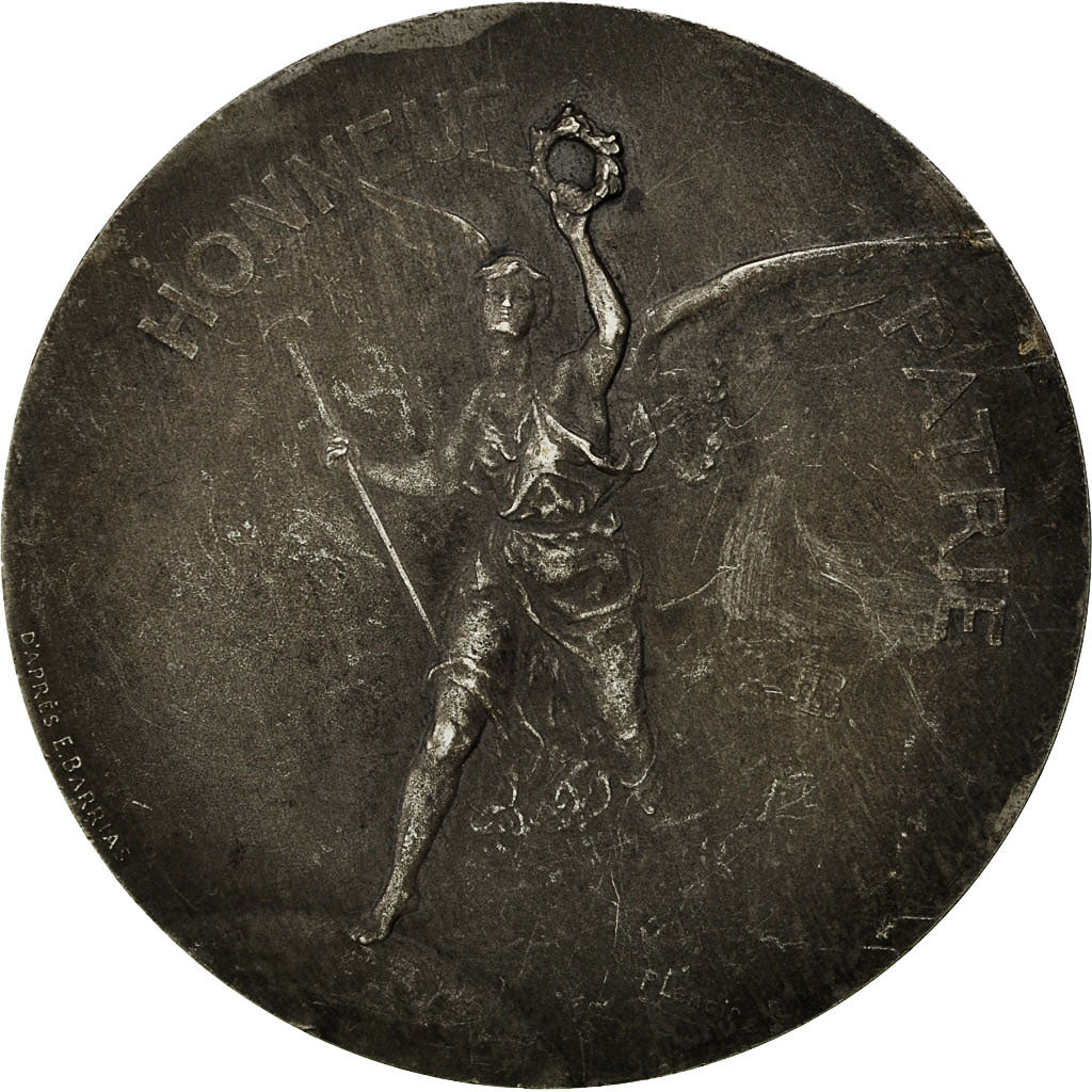 France, Medal, Union des Sociétés de Tir de France, Marey, VF(30-35), Bronze