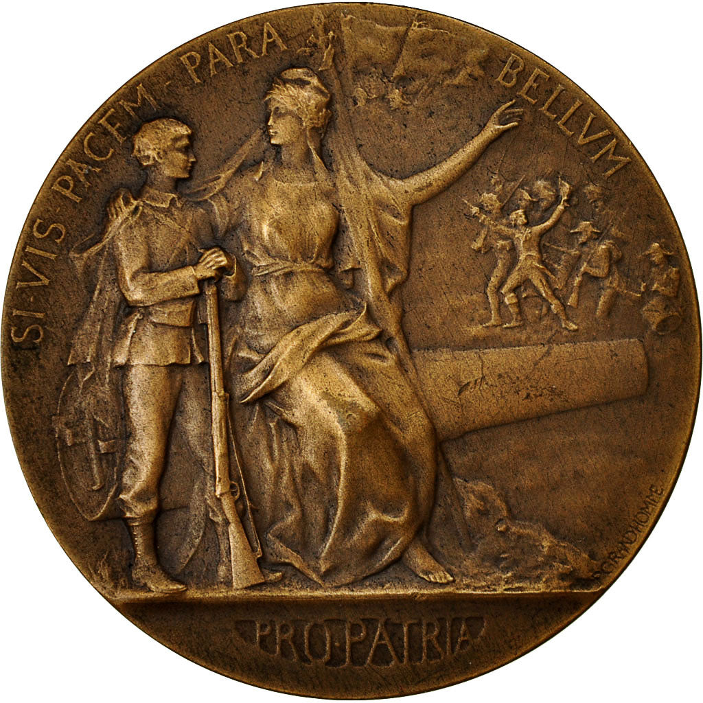 France, Medal, Prix du Ministère de Guerre, Force-Courage, Grandhomme