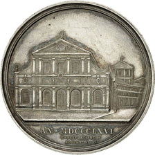Vatican, Medal, Hopital S.Spirito, Pie IX, 1866, Bianchi, SUP+, Argent