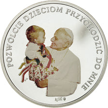 Vaticano, Medal, Pape Jean Paul II, SC+, Plata