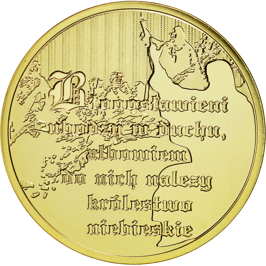 Vatican, Medal, Jean Paul II et Mère Thérésa, MS(64), Copper Gilt