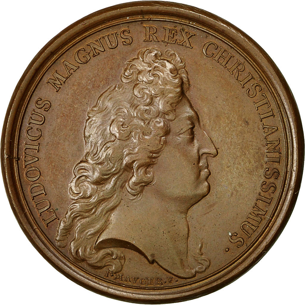 France, Medal, Louis XIV, Prise d'Ypres par l'Armée Française, 1678, Mauger