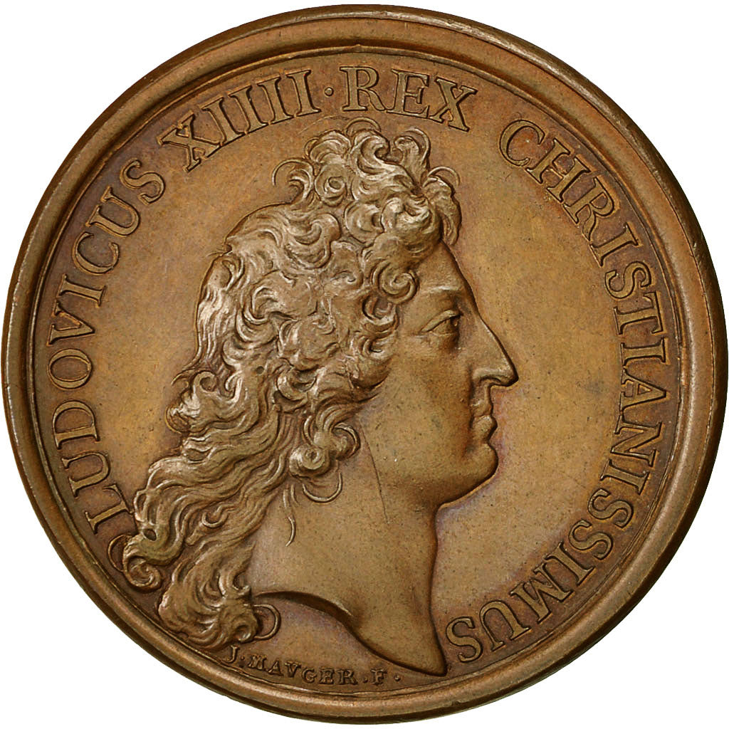 Frankreich, Medaille, Louis XIV, La Clémence du Roi, 1666, Mauger, VZ+, Bronze