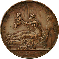France, Medal, Naissance du Comte de Chambord, 1820, Gayrard, MS(60-62), Bronze