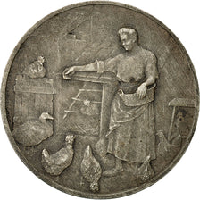 France, Medal, Ferme Avicole, Baudichon, AU(50-53), Silvered bronze