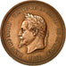 Francja, Medal, Napoléon III, Visite à Lille, 1867, Chaplain, MS(60-62)