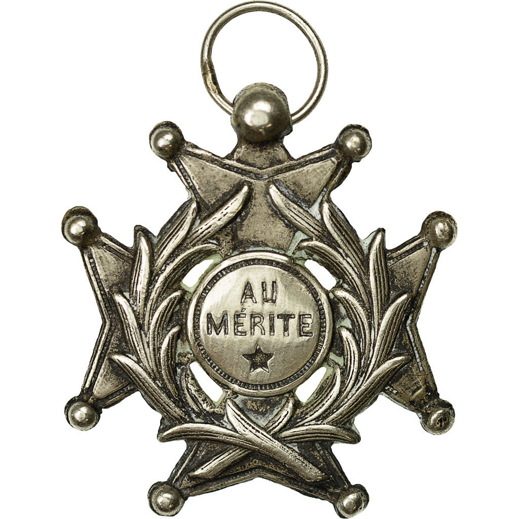 France, Medal, Mérite Scolaire, AU(55-58), Silver