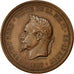 France, Medal, Napoléon III, Visite à Lille, 1867, Chaplain, MS(60-62), Copper