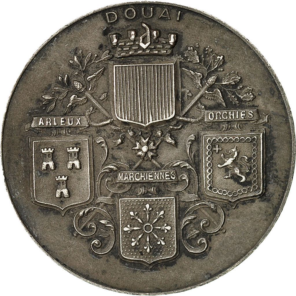 France, Medal, Chambre de commerce de Douai, SUP+, Argent