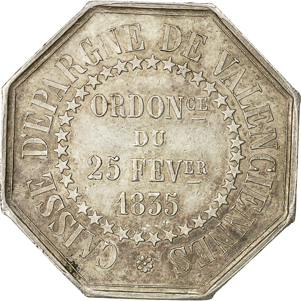 France, Jeton, Caisse d'Epargne de Valenciennes, SUP, Argent