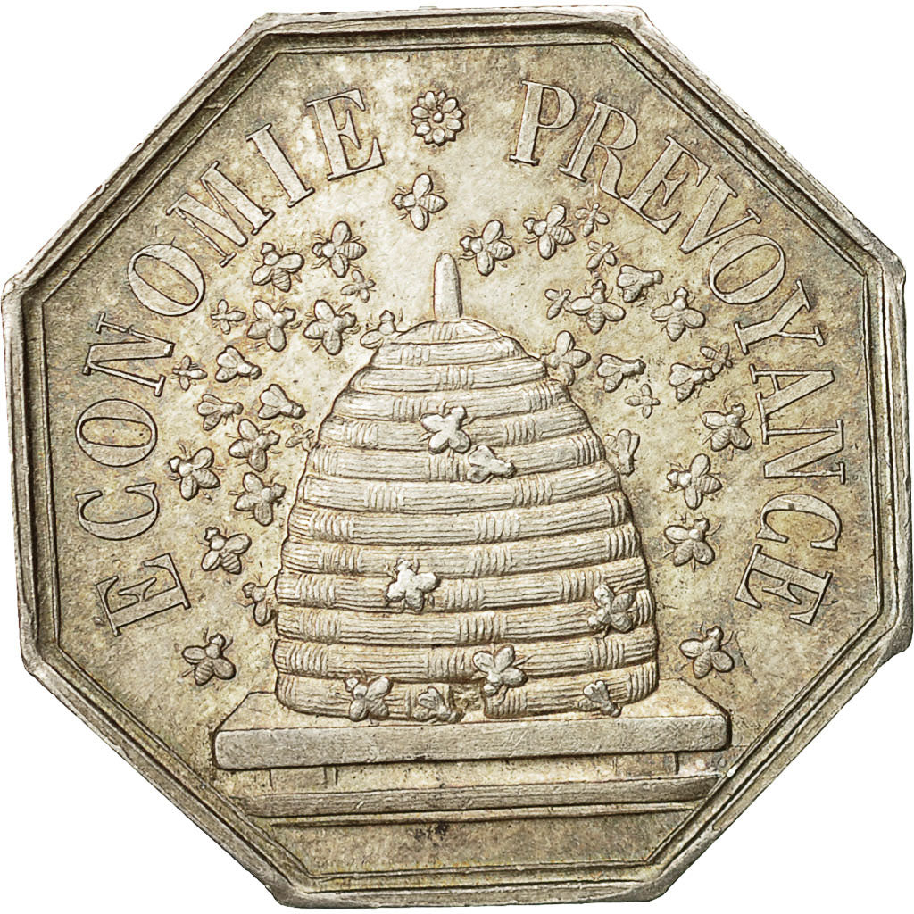 France, Token, Caisse d'Epargne de Valenciennes, AU(55-58), Silver