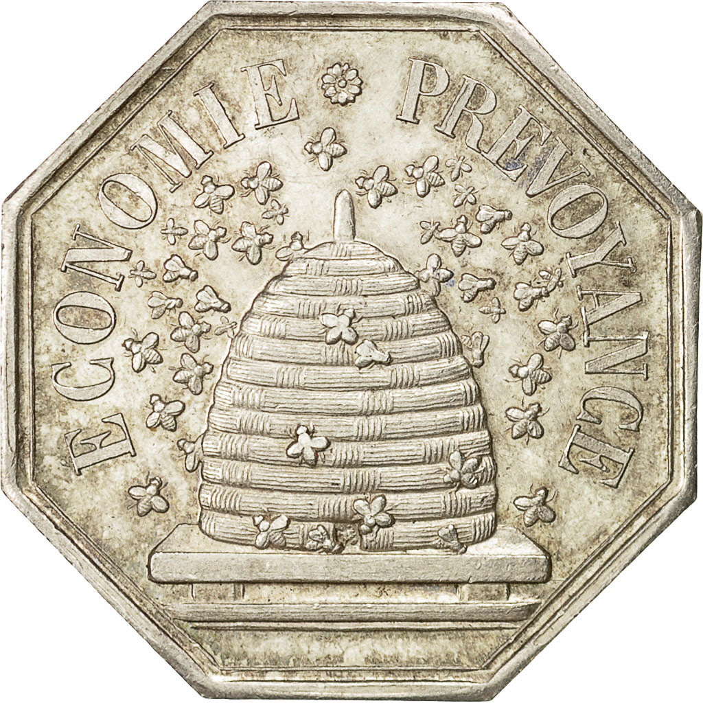 France, Token, Caisse d'Epargne de Valenciennes, AU(55-58), Silver