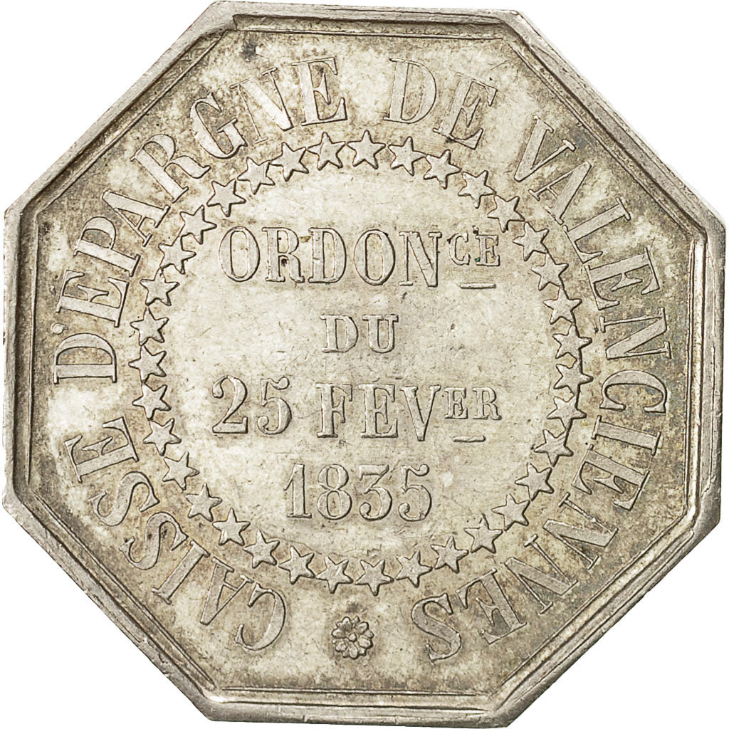France, Token, Caisse d'Epargne de Valenciennes, AU(55-58), Silver