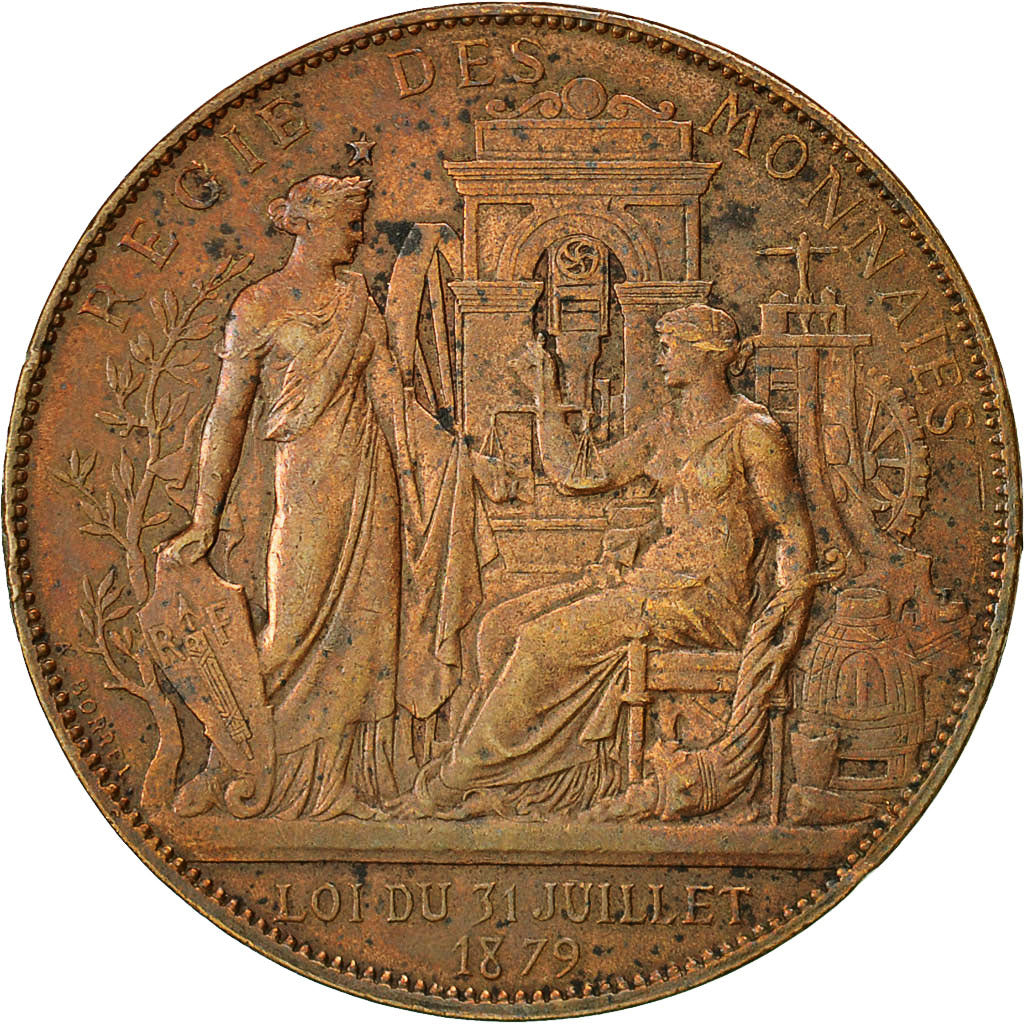 France, Medal, Centenaire de 1789, Borrel, AU(55-58), Copper