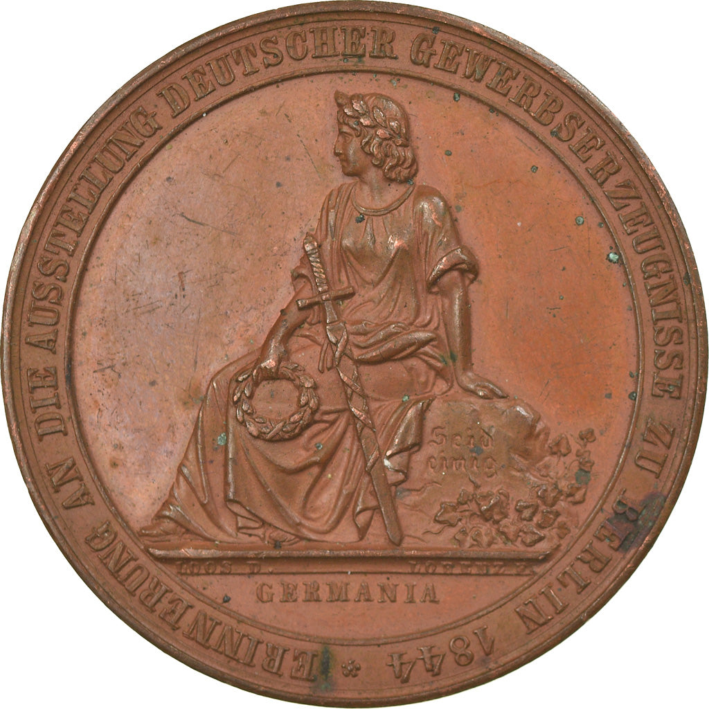 Germany, Medal, Berlin, Ausstellung Deutscher Gewerbeerzeugnisse, 1844, Loos