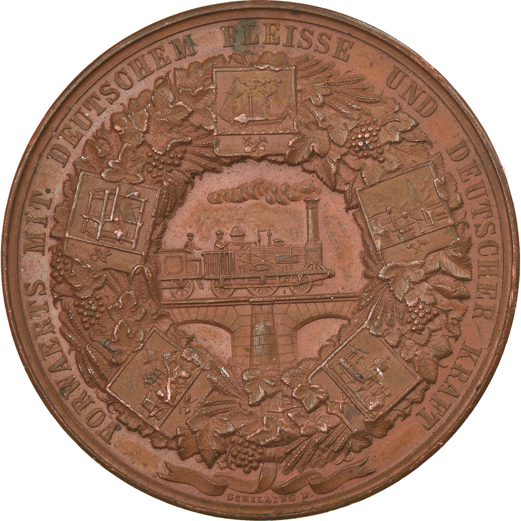 Germany, Medal, Berlin, Ausstellung Deutscher Gewerbeerzeugnisse, 1844, Loos