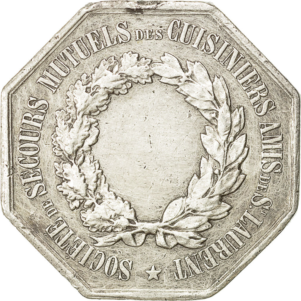 France, Token, Société de Secours Mutuels des Cuisiniers de St Laurent