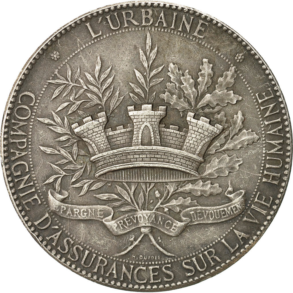 France, Token, L'Urbaine, Compagnie d'Assurance sur la Vie Humaine, Dubois.H