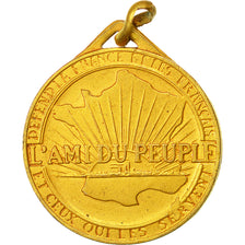 France, Medal, Militaire, L'Ami du Peuple, MS(60-62), Gilt Bronze