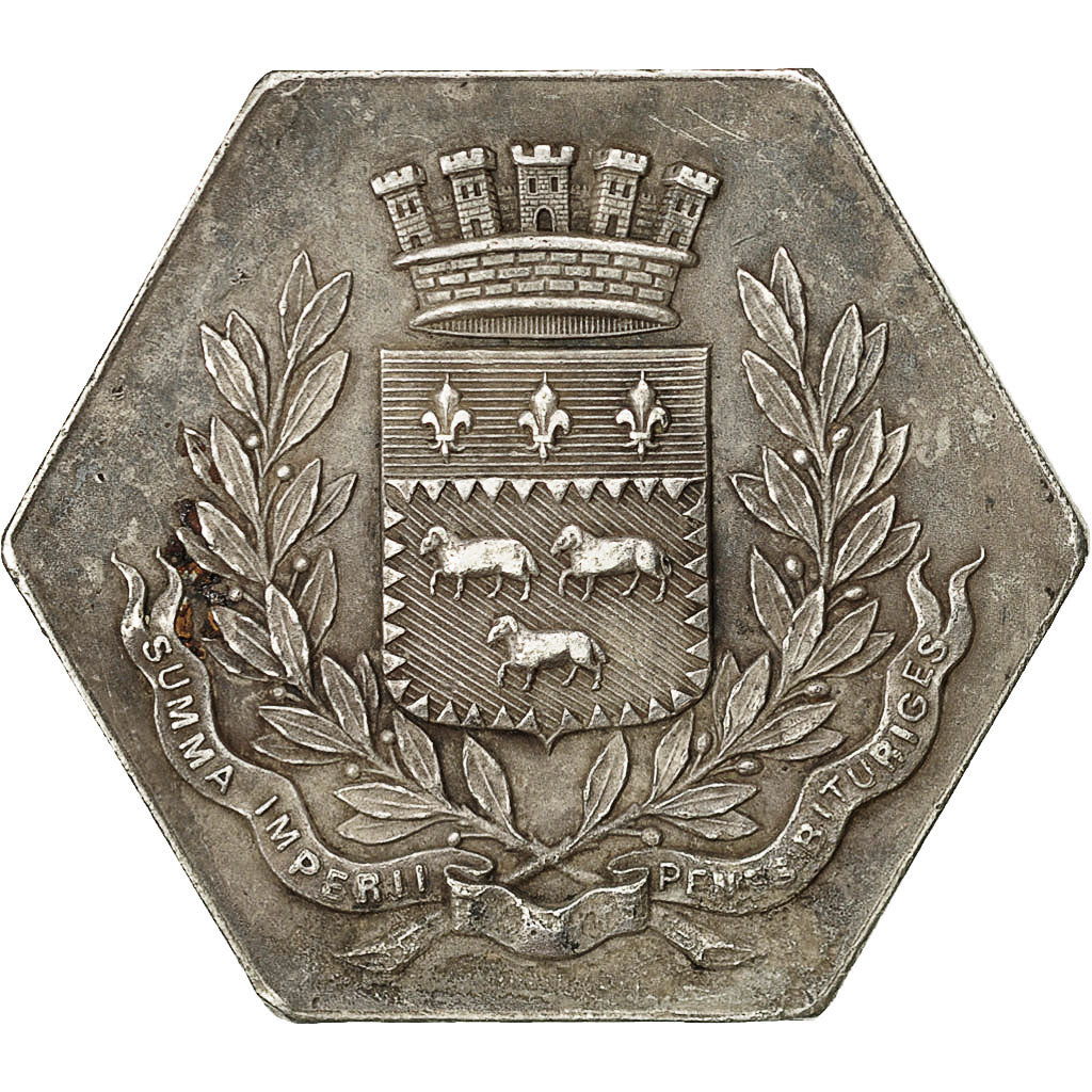 Frankreich, Token, Chambre de Commerce de Bourges, Jacques Coeur, Bigot, VZ