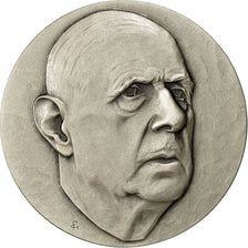 France, Medal, Charles De Gaulle, MS(63), Silver