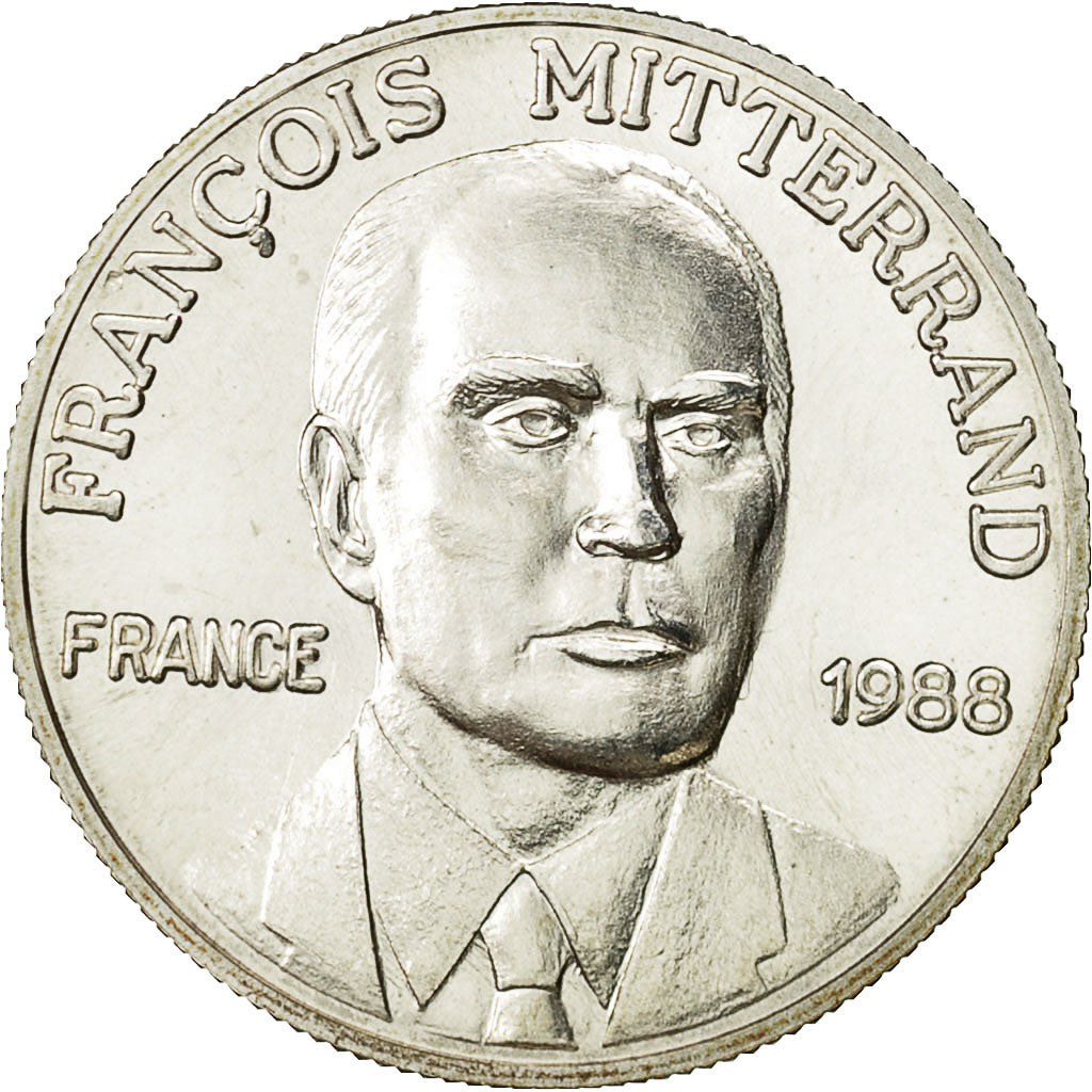 France, Medal, Mitterrand, Elections Présidentielles, 1988, SPL, Argent