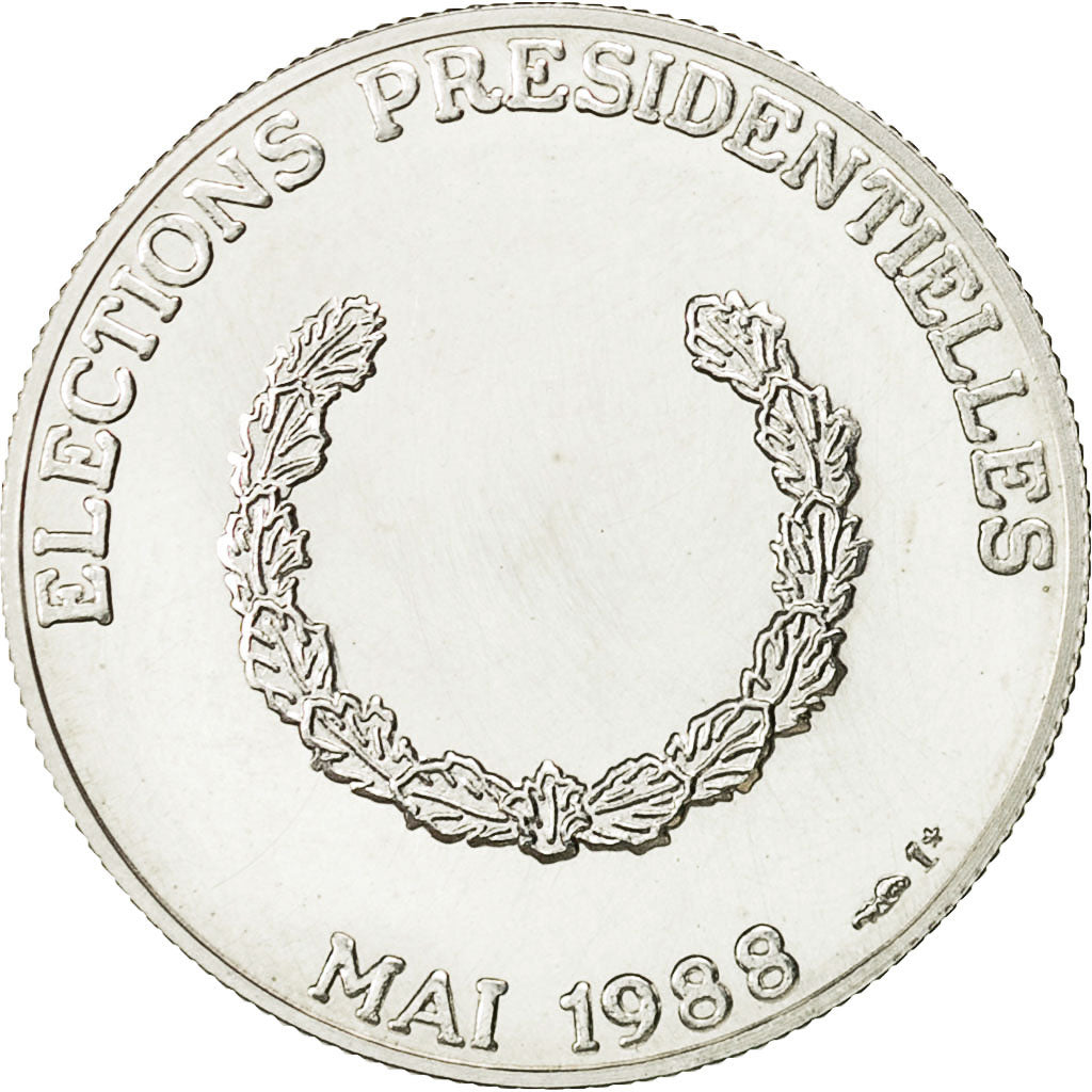 France, Medal, Mitterrand, Elections Présidentielles, 1988, SPL, Argent