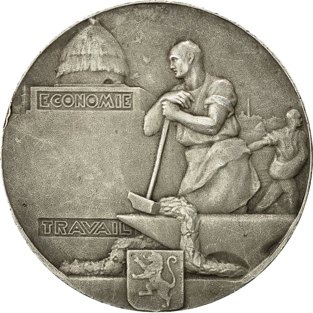 France, Token, Caisse d'Epargne de Valenciennes, MS(60-62), Silver
