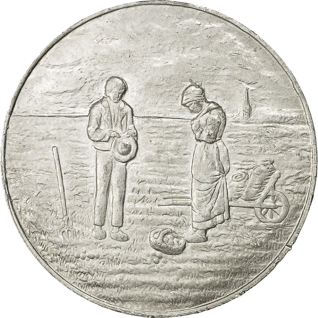 France, Token, Galeries Rémoises, L'Angélus, MS(63), Aluminium