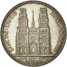 France, Jeton, Académie de la Sainte Croix, Orléans, 1863, SUP+, Argent