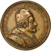 Vaticano, Medal, Pape Alexandre VIII, 1689, Ortolani, MBC+, Bronce