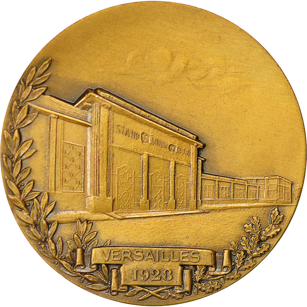 France, Medal, Daniel Merillon, Président de l'U.S.T.F., Versailles, 1928