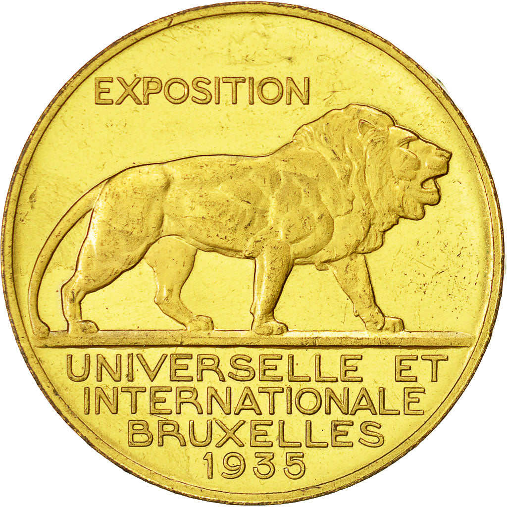 France, Medal, Exposition Universelle Internationale de Bruxelles, Congo, 1935