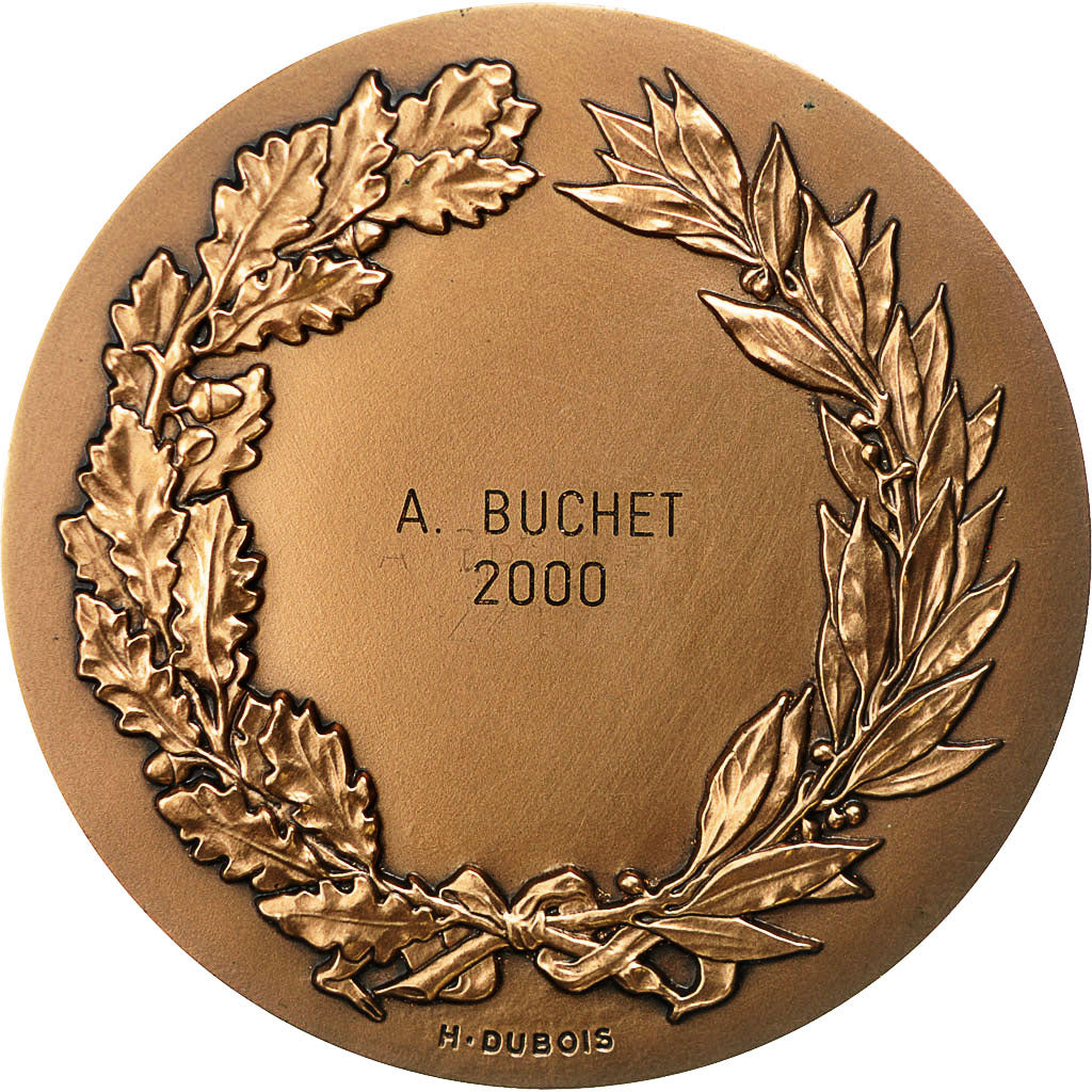 France, Medal, République Française, Marianne, 2000, Dupuis.D, MS(64), Bronze
