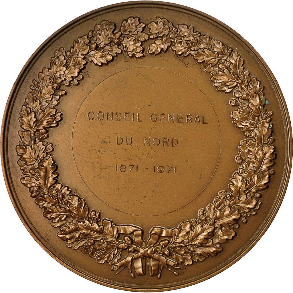 Frankreich, Medal, Conseil Général du Nord, Marianne, 1971, Morlon, VZ+