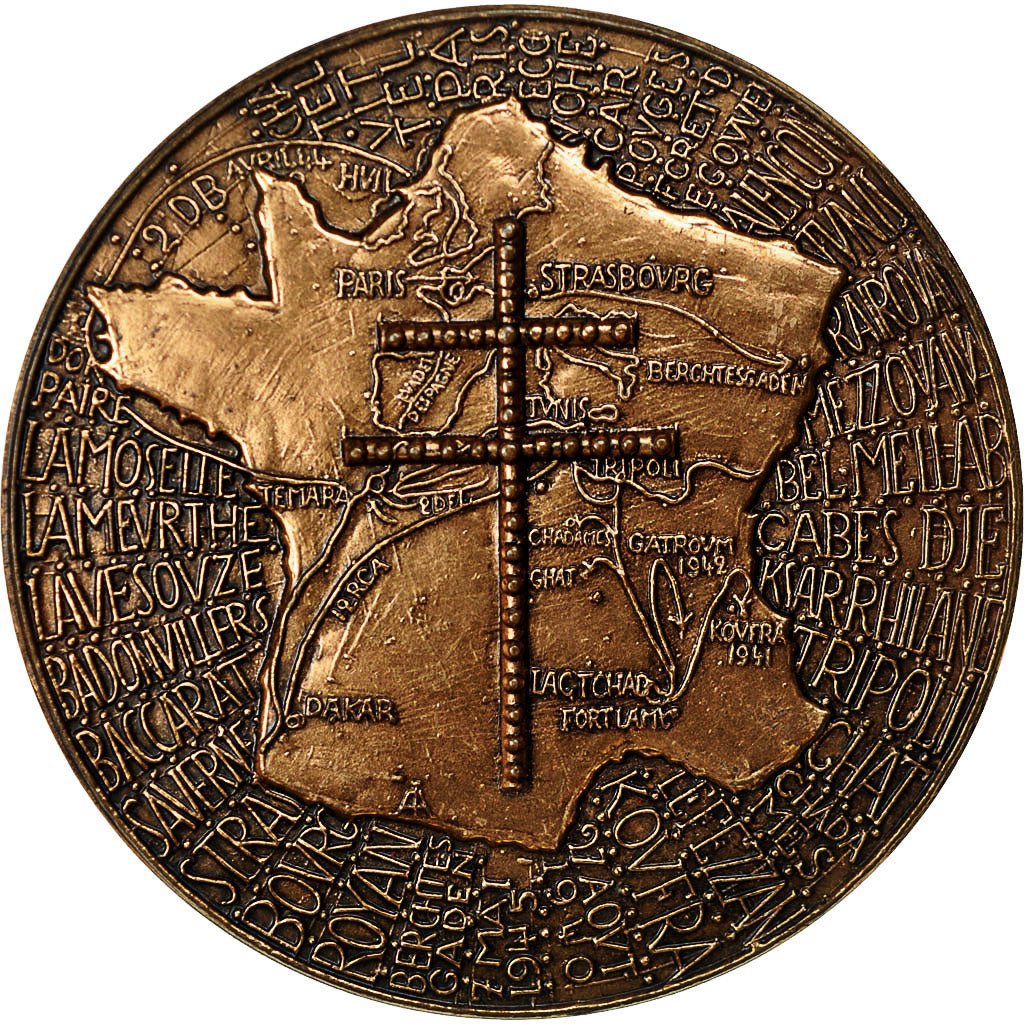 Frankreich, Medal, Général Leclerc, Maréchal de France, Jaeger, VZ+, Bronze