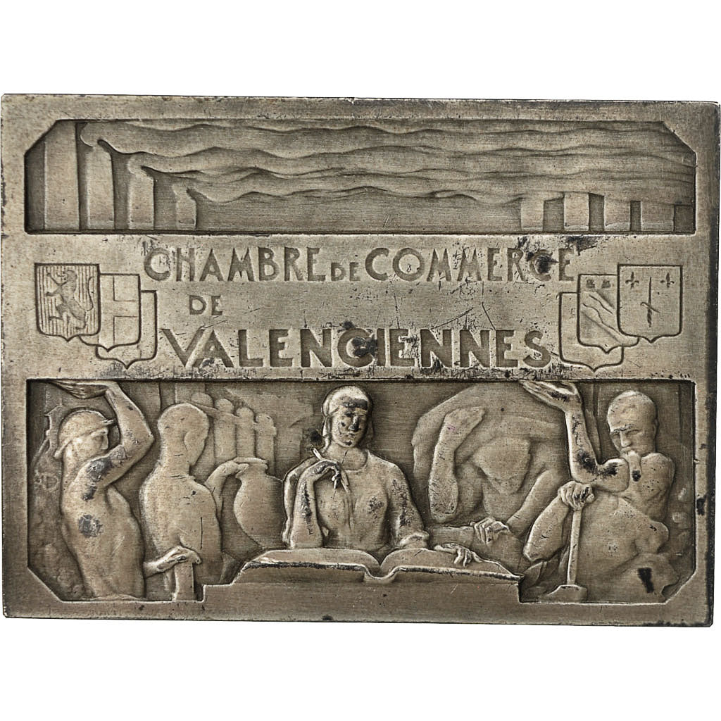 France, Medal, Chambre de Commerce de Valenciennes, 1973, Dautel, MS(60-62)