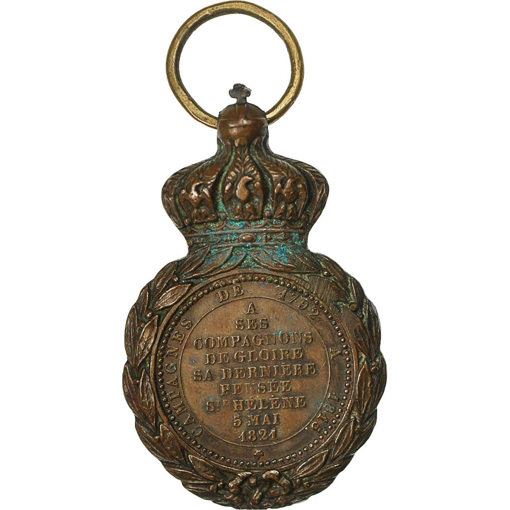 France, Medal, Napoléon Ier, A ses Compagnons de Gloire, St Hélène, 1821