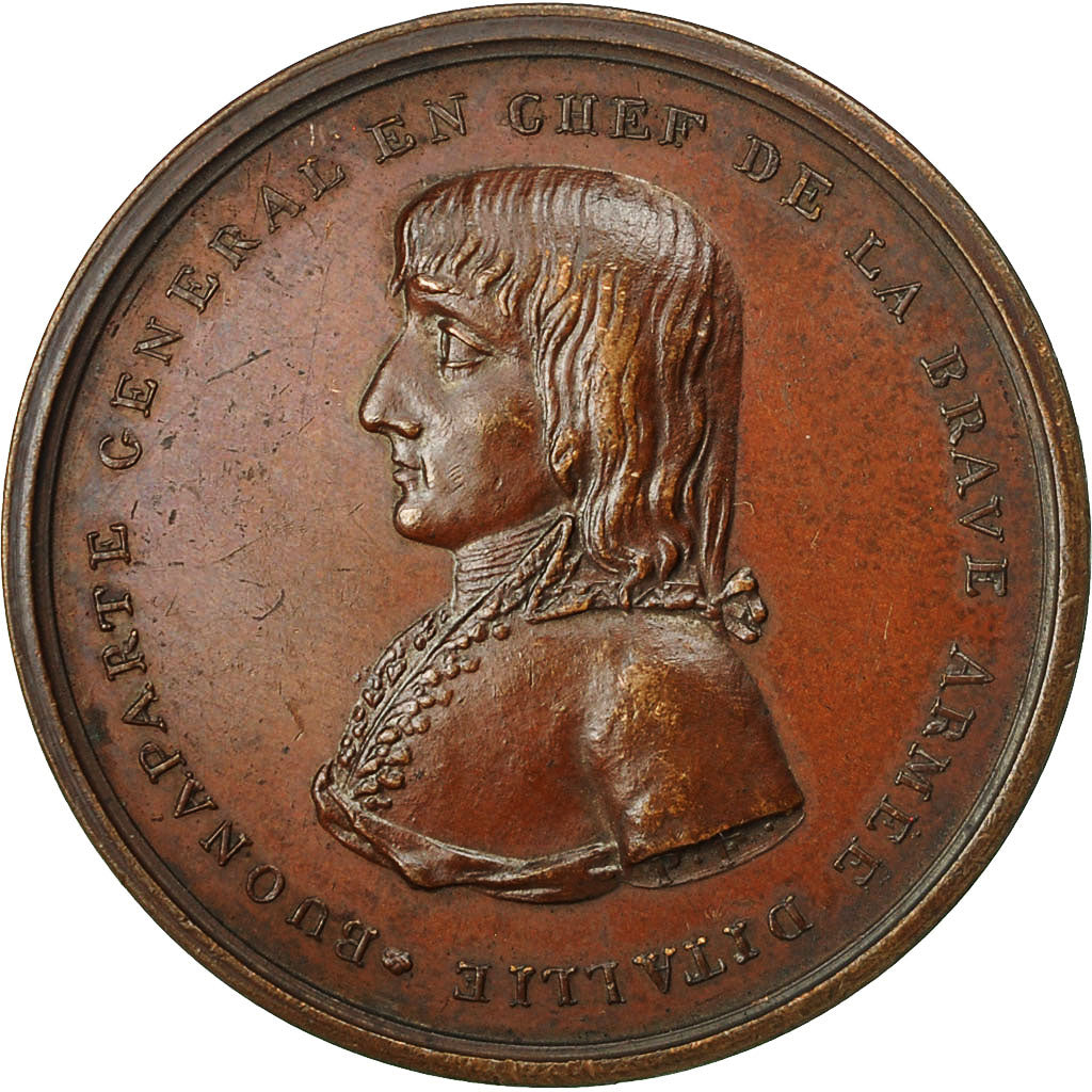 France, Medal, Bonaparte, Victoire lors de la Campagne d'Italie (1796)